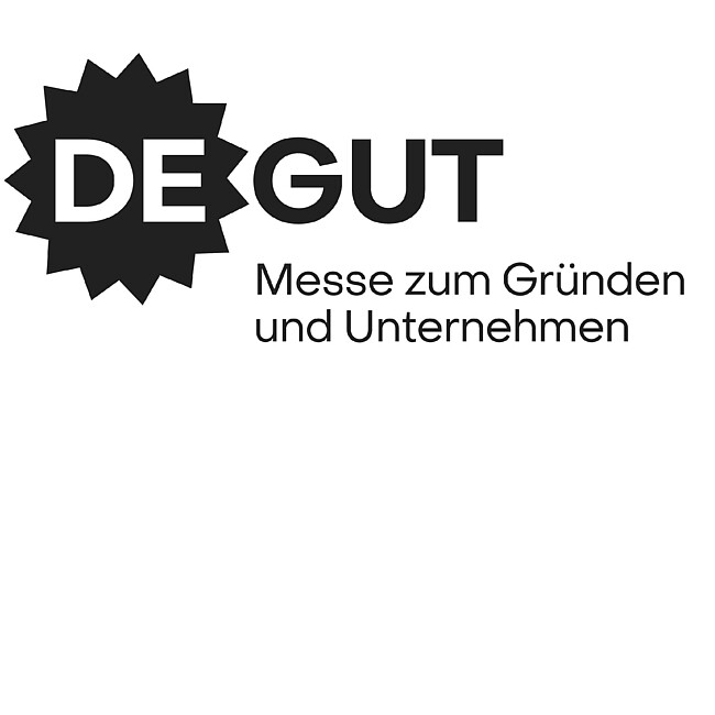 [Translate to English:] Logo von Deutschlands größter Gründungsmesse deGUT